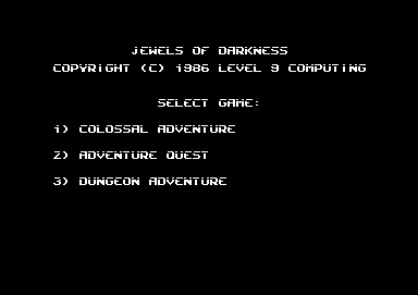 Jewels of Darkness screenshot 2 for Commodore 64